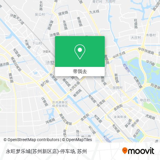 永旺梦乐城(苏州新区店)-停车场地图