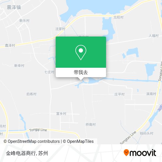 金峰电器商行地图