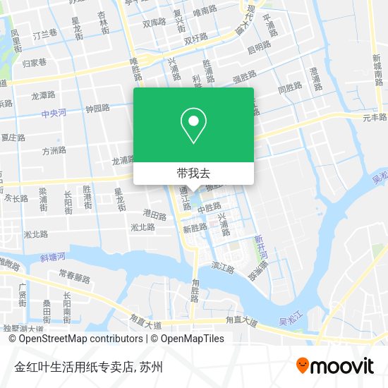 金红叶生活用纸专卖店地图