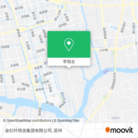 金红叶纸业集团有限公司地图