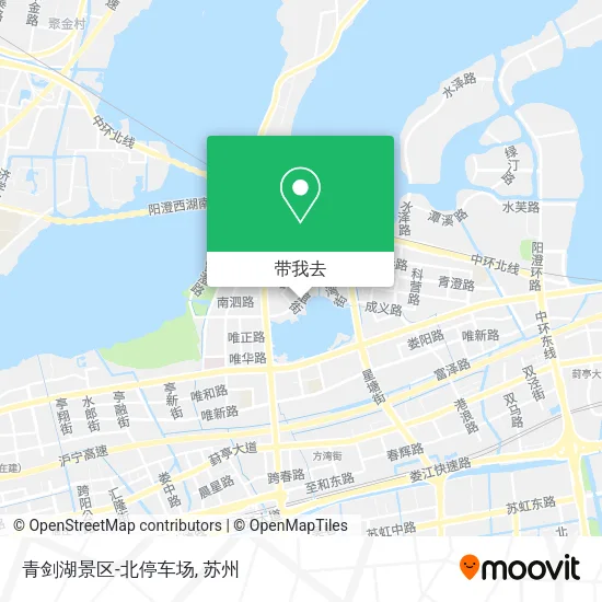 青剑湖景区-北停车场地图