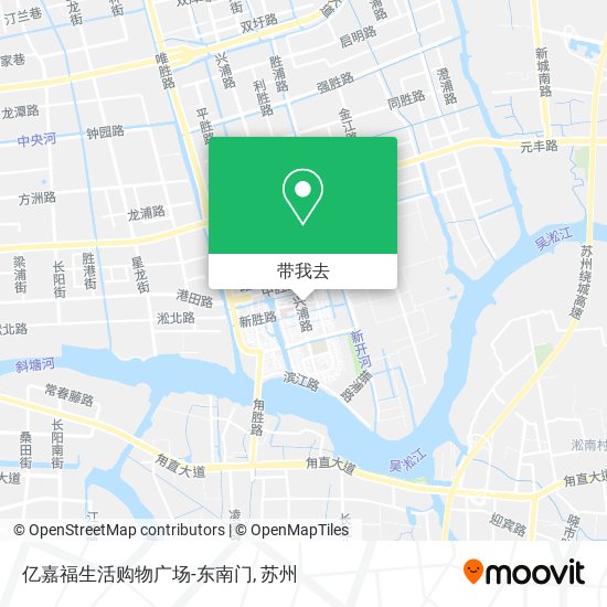 亿嘉福生活购物广场-东南门地图