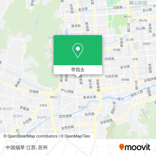 中国烟草·江苏地图