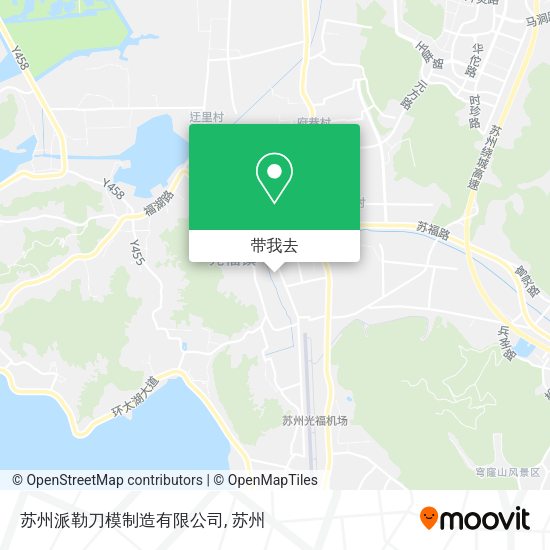 苏州派勒刀模制造有限公司地图