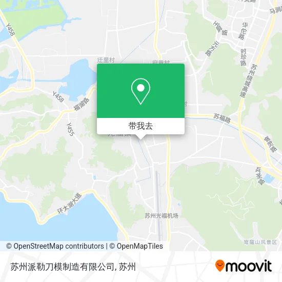 苏州派勒刀模制造有限公司地图