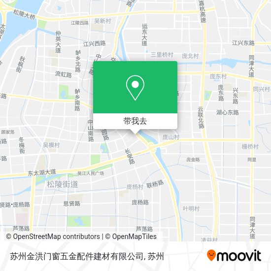 苏州金洪门窗五金配件建材有限公司地图