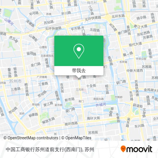 中国工商银行苏州道前支行(西南门)地图