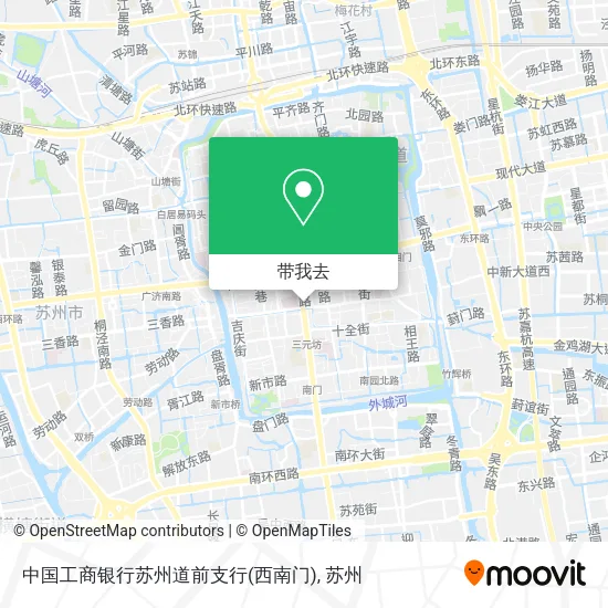 中国工商银行苏州道前支行(西南门)地图