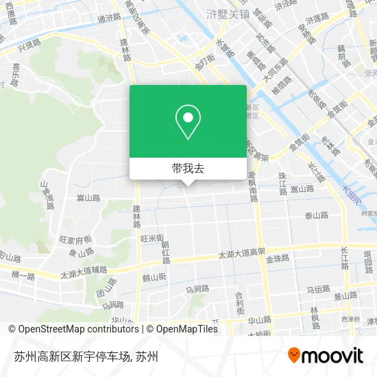 苏州高新区新宇停车场地图