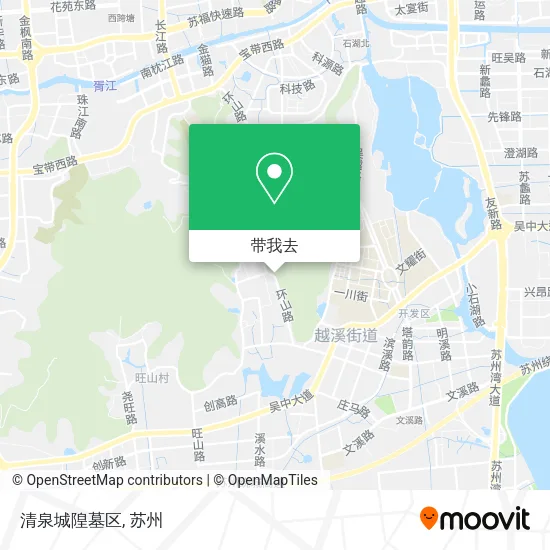 清泉城隍墓区地图