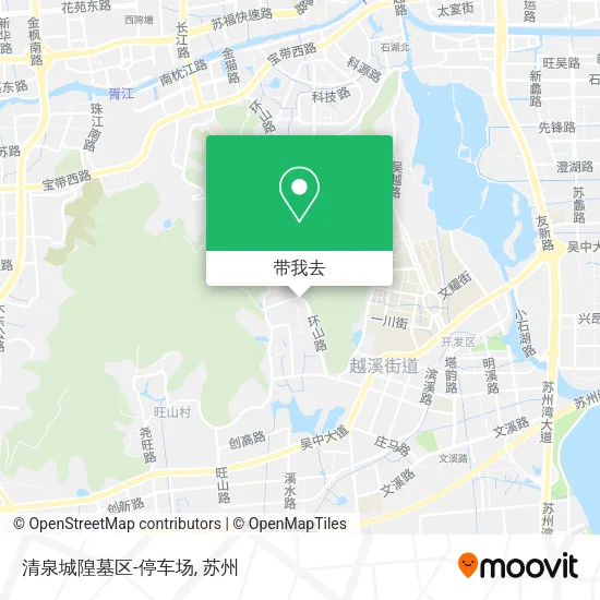清泉城隍墓区-停车场地图