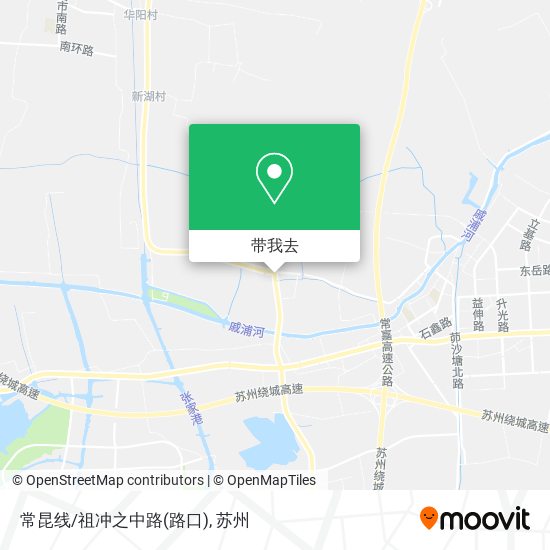 常昆线/祖冲之中路(路口)地图