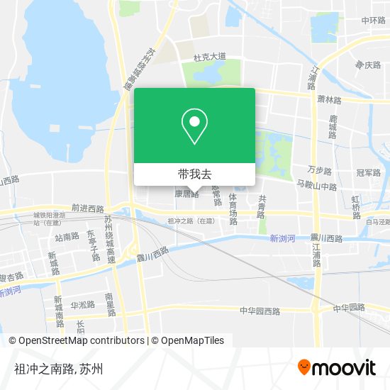 祖冲之南路地图