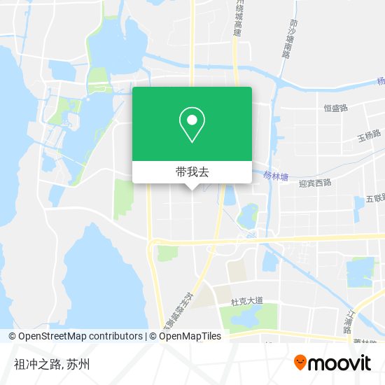 祖冲之路地图