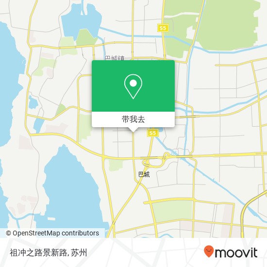 祖冲之路景新路地图