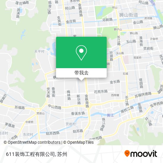 611装饰工程有限公司地图