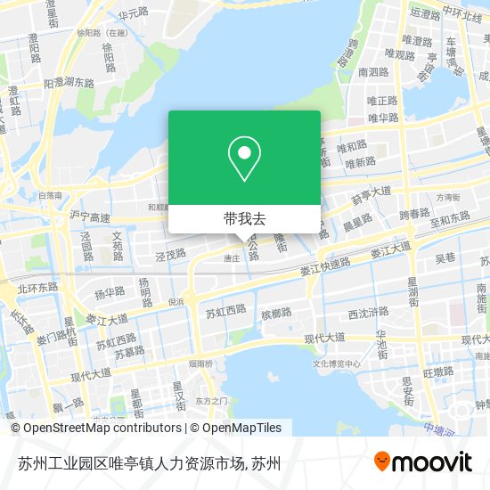 苏州工业园区唯亭镇人力资源市场地图