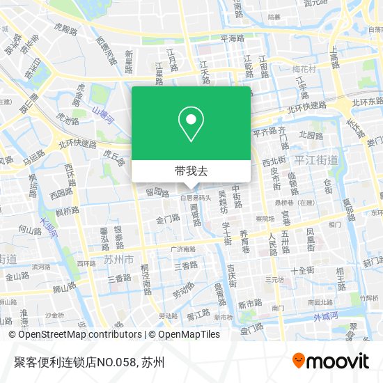 聚客便利连锁店NO.058地图