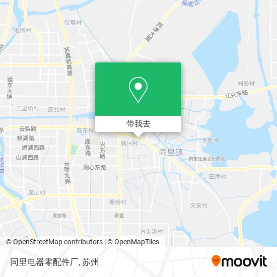同里电器零配件厂地图
