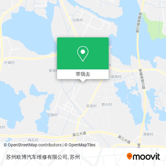 苏州欧博汽车维修有限公司地图