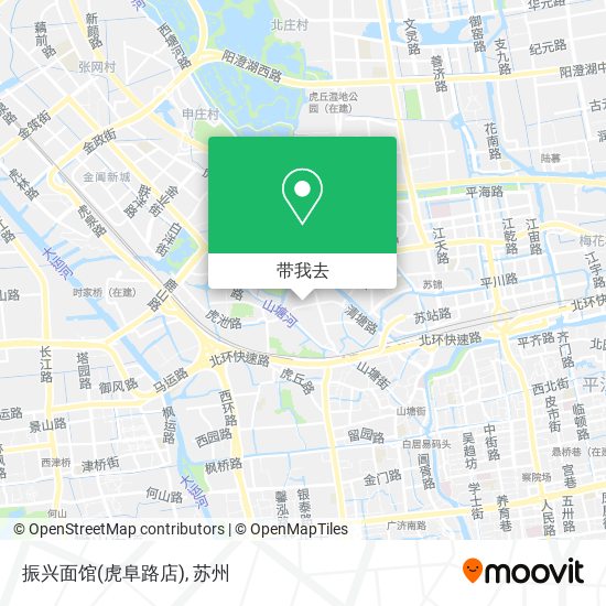 振兴面馆(虎阜路店)地图