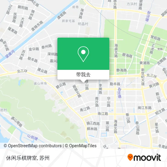 休闲乐棋牌室地图
