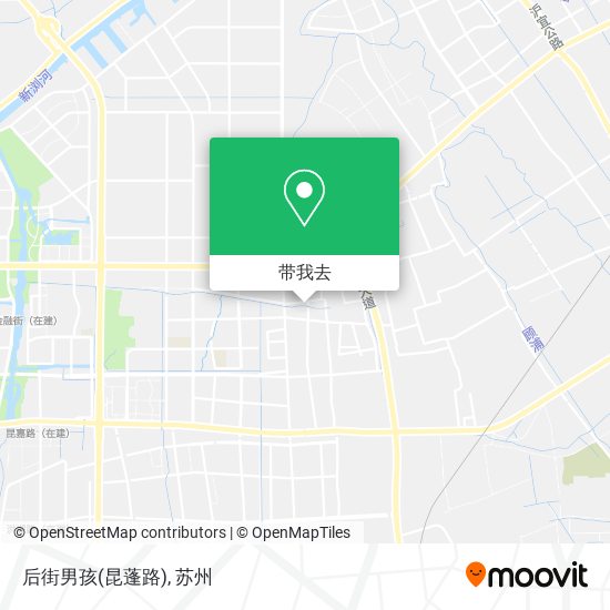 后街男孩(昆蓬路)地图