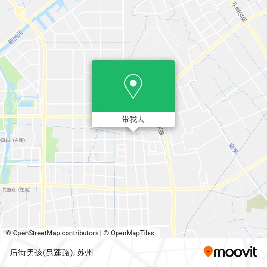 后街男孩(昆蓬路)地图