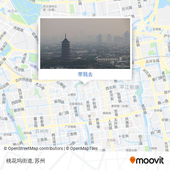 桃花坞街道地图