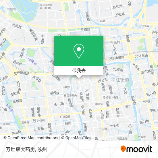 万世康大药房地图