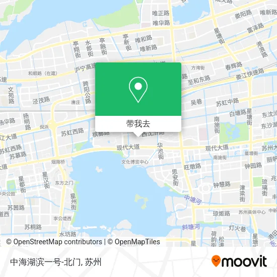 中海湖滨一号-北门地图
