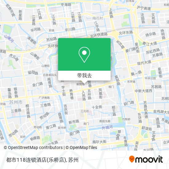 都市118连锁酒店(乐桥店)地图