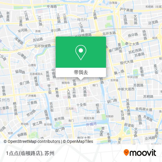 1点点(临顿路店)地图