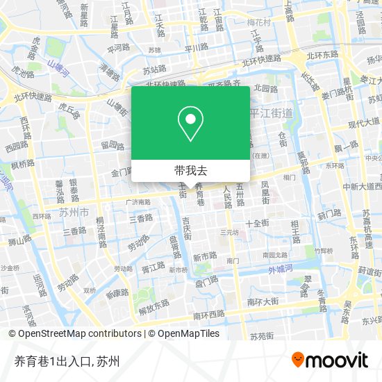 养育巷1出入口地图
