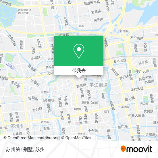 苏州第1别墅地图