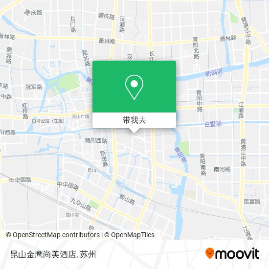 昆山金鹰尚美酒店地图