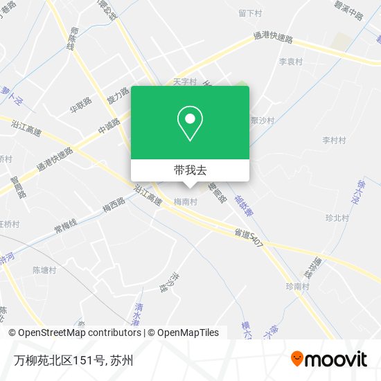 万柳苑北区151号地图