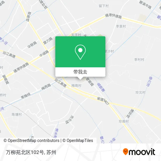 万柳苑北区102号地图