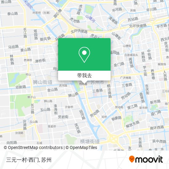 三元一村-西门地图