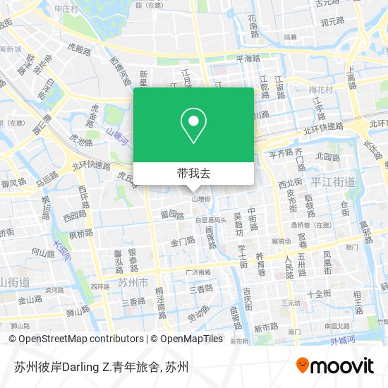 苏州彼岸Darling Z.青年旅舍地图