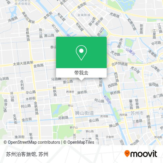 苏州泊客旅馆地图