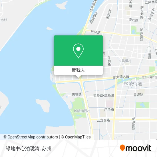 绿地中心泊珑湾地图