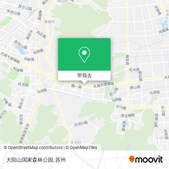 大阳山国家森林公园地图