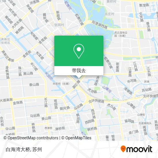 白海湾大桥地图