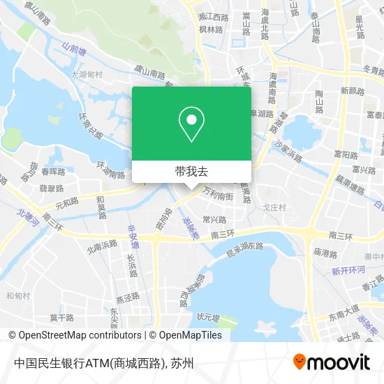 中国民生银行ATM(商城西路)地图
