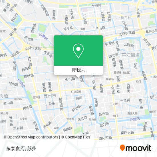 东泰食府地图
