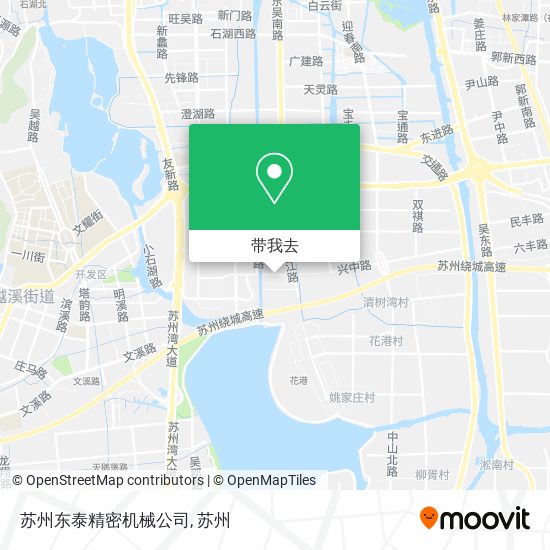 苏州东泰精密机械公司地图