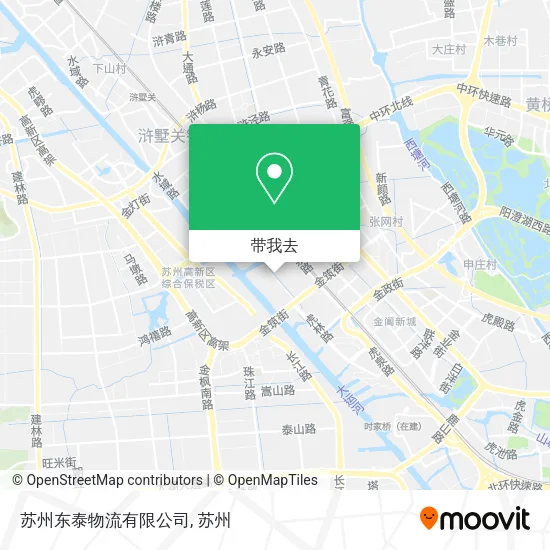 苏州东泰物流有限公司地图