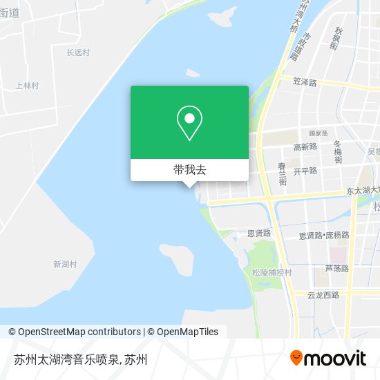 苏州太湖湾音乐喷泉地图