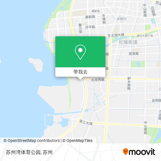 苏州湾体育公园地图